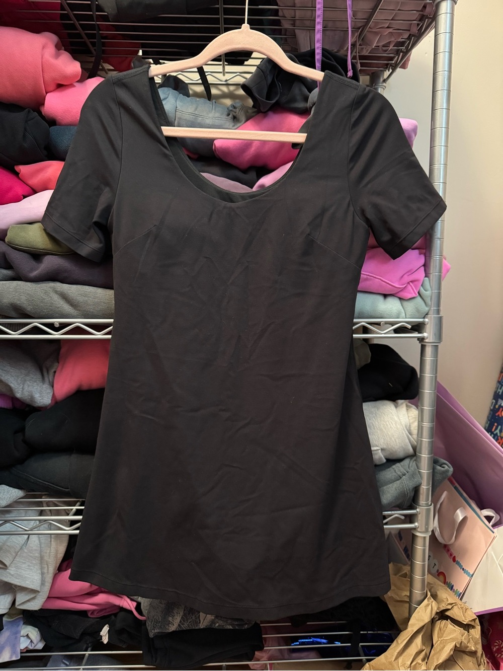 Lululemon Align Short-Sleeve Dress Black Size 8